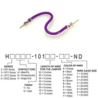 Hirose Electric Co Ltd - H2AAT-10104-V6 - JUMPER-H1502TR/A3049V/H1502TR 4"