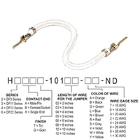 Hirose Electric Co Ltd - H2AAT-10102-W4 - JUMPER-H1502TR/A2015W/H1502TR 2"