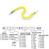 Hirose Electric Co Ltd - H2AAT-10104-Y6 - JUMPER-H1502TR/A3049Y/H1502TR 4"