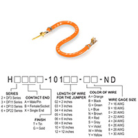 Hirose Electric Co Ltd - H2ABG-10103-A4 - JUMPER-H1503TR/A2015A/H1501TR 3"