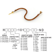 Hirose Electric Co Ltd - H2ABG-10103-N8 - JUMPER-H1503TR/A3048N/H1501TR 3"