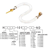 Hirose Electric Co Ltd - H2ABG-10102-W4 - JUMPER-H1503TR/A2015W/H1501TR 2"