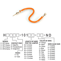 Hirose Electric Co Ltd - H2ABT-10105-A6 - JUMPER-H1502TR/A3049A/H1500TR 5"