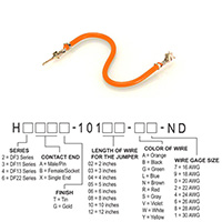 Hirose Electric Co Ltd - H2ABT-10105-A8 - JUMPER-H1502TR/A3048A/H1500TR 5"