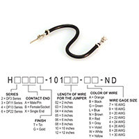 Hirose Electric Co Ltd - H2ABT-10105-B6 - JUMPER-H1502TR/A3049B/H1500TR 5"