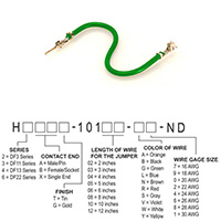Hirose Electric Co Ltd - H2ABT-10105-G8 - JUMPER-H1502TR/A3048G/H1500TR 5"