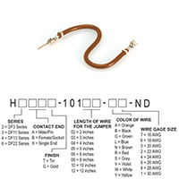 Hirose Electric Co Ltd - H2ABT-10105-N6 - JUMPER-H1502TR/A3049N/H1500TR 5"