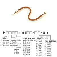 Hirose Electric Co Ltd - H2ABT-10105-N8 - JUMPER-H1502TR/A3048N/H1500TR 5"