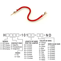 Hirose Electric Co Ltd - H2ABT-10105-R8 - JUMPER-H1502TR/A3048R/H1500TR 5"