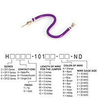 Hirose Electric Co Ltd - H2ABT-10105-V6 - JUMPER-H1502TR/A3049V/H1500TR 5"