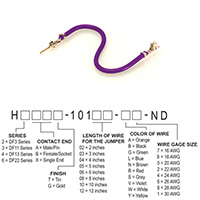 Hirose Electric Co Ltd - H2ABT-10105-V8 - JUMPER-H1502TR/A3048V/H1500TR 5"