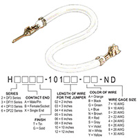 Hirose Electric Co Ltd - H2ABT-10102-W4 - JUMPER-H1502TR/A2015W/H1500TR 2"