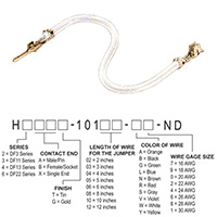 Hirose Electric Co Ltd - H2ABT-10102-W8 - JUMPER-H1502TR/A3048W/H1500TR 2"