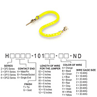 Hirose Electric Co Ltd - H2ABT-10106-Y4 - JUMPER-H1502TR/A2015Y/H1500TR 6"