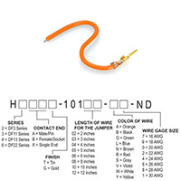 Hirose Electric Co Ltd - H2AXG-10103-A8 - JUMPER-H1503TR/A3048A/X 3"
