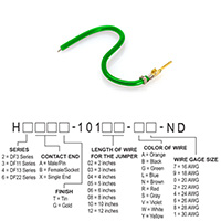 Hirose Electric Co Ltd - H2AXG-10103-G8 - JUMPER-H1503TR/A3048G/X 3"