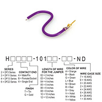 Hirose Electric Co Ltd - H2AXG-10103-V6 - JUMPER-H1503TR/A3049V/X 3"
