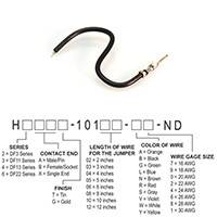 Hirose Electric Co Ltd - H2AXT-10103-B8 - JUMPER-H1502TR/A3048B/X 3"