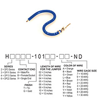 Hirose Electric Co Ltd - H2AXT-10103-L4 - JUMPER-H1502TR/A2015L/X 3"