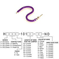 Hirose Electric Co Ltd - H2AXT-10103-V4 - JUMPER-H1502TR/A2015V/X 3"