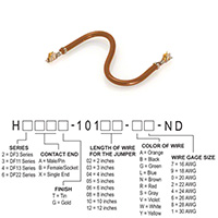 Hirose Electric Co Ltd - H4BBT-10104-N8 - JUMPER-H9992TR/1852BR/H9992TR 4"