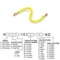 Hirose Electric Co Ltd - H2BBT-10103-Y8 - JUMPER-H1500TR/A3048Y/H1500TR 3"