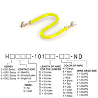 Hirose Electric Co Ltd - H2BBT-10105-Y6 - JUMPER-H1500TR/A3049Y/H1500TR 5"