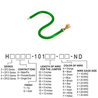 Hirose Electric Co Ltd - H2BXG-10103-G8 - JUMPER-H1501TR/A3048G/X 3"