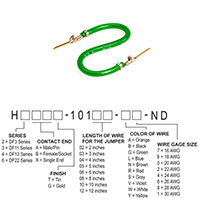 Hirose Electric Co Ltd - H3AAG-10103-G4 - JUMPER-H1507TR/A2015G/H1507TR 3"