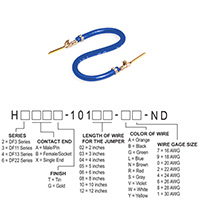 Hirose Electric Co Ltd - H3AAG-10103-L4 - JUMPER-H1507TR/A2015L/H1507TR 3"