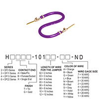 Hirose Electric Co Ltd - H3AAG-10103-V4 - JUMPER-H1507TR/A2015V/H1507TR 3"