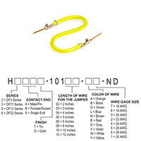 Hirose Electric Co Ltd - H3AAG-10102-Y4 - JUMPER-H1507TR/A2015Y/H1507TR 2"