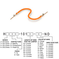 Hirose Electric Co Ltd - H3AAT-10103-A8 - JUMPER-H1506TR/A3048A/H1506TR 3"