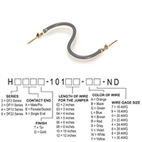 Hirose Electric Co Ltd - H3AAT-10103-S6 - JUMPER-H1506TR/A3049S/H1506TR 3"