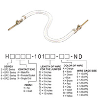 Hirose Electric Co Ltd - H3AAT-10102-W4 - JUMPER-H1506TR/A2015W/H1506TR 2"