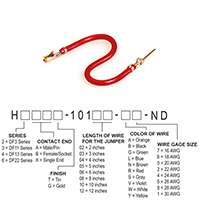 Hirose Electric Co Ltd - H3ABG-10103-R4 - JUMPER-H1507TR/A2015R/H1505TR 3"