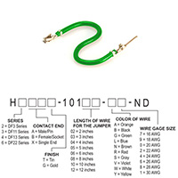 Hirose Electric Co Ltd - H3ABT-10106-G4 - JUMPER-H1506TR/A2015G/H1504TR 6"