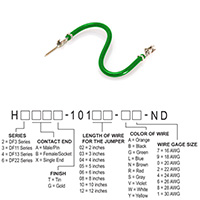 Hirose Electric Co Ltd - H3ABT-10105-G6 - JUMPER-H1506TR/A3049G/H1504TR 5"