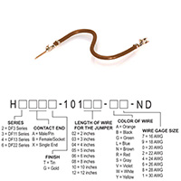 Hirose Electric Co Ltd - H3ABT-10105-N8 - JUMPER-H1506TR/A3048N/H1504TR 5"