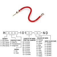 Hirose Electric Co Ltd - H3ABT-10105-R6 - JUMPER-H1506TR/A3049R/H1504TR 5"