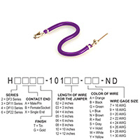 Hirose Electric Co Ltd - H3ABT-10106-V4 - JUMPER-H1506TR/A2015V/H1504TR 6"