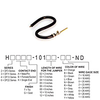 Hirose Electric Co Ltd - H3AXG-10106-B4 - JUMPER-H1507TR/A2015B/X 6"