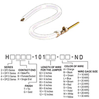 Hirose Electric Co Ltd - H3AXG-10102-W4 - JUMPER-H1507TR/A2015W/X 2"