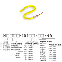 Hirose Electric Co Ltd - H3AXG-10102-Y4 - JUMPER-H1507TR/A2015Y/X 2"
