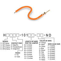 Hirose Electric Co Ltd - H3AXT-10103-A6 - JUMPER-H1506TR/A3049A/X 3"
