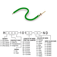 Hirose Electric Co Ltd - H3AXG-10106-G6 - JUMPER-H1507TR/A3049G/X 6"