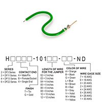 Hirose Electric Co Ltd - H3AXG-10106-G8 - JUMPER-H1507TR/A3048G/X 6"