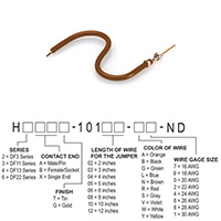 Hirose Electric Co Ltd - H3AXT-10103-N6 - JUMPER-H1506TR/A3049N/X 3"