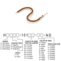 Hirose Electric Co Ltd - H3AXT-10103-N8 - JUMPER-H1506TR/A3048N/X 3"