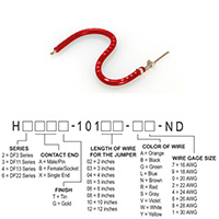 Hirose Electric Co Ltd - H3AXT-10103-R4 - JUMPER-H1506TR/A2015R/X 3"